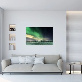 Tablou cu Aurora Borealis (90x60 cm)