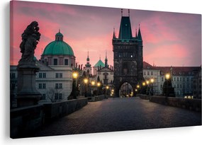 Tablou - Pe podul lui Carol,Praga (90x60 cm)