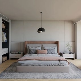 Brilagi - Lustră suspendată WABI SABI 1xE27/40W/230V, negru