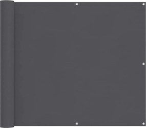 vidaXL Paravan de balcon, antracit, 90 x 500 cm, țesătură oxford