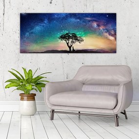 Tablou - Relaxare sub stele (120x50 cm)