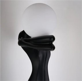 Figurina design decorativ cu iluminat HESTIA BLACK