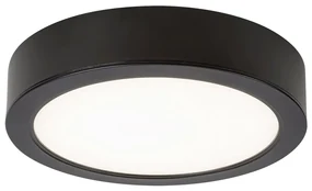 Plafoniera LED design modern Shaun negru 17cm