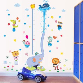 Autocolant de perete "Metru pentru copii - Elefant" 192x165cm