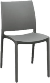 Set 4 scaune POLI -HORECA-POLIPROPILENA - GRI