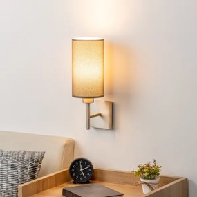 Aplică LED Eglo TUNJA 1xE27/60W/230V crom mat/maro