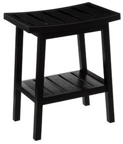 Scaun Harmony Black, bambus, 39.5 x 25.2 x H 46 cm