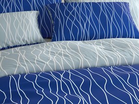 Lenjerie de pat din microfibra LIORA albastru Dimensiune lenjerie de pat: 2 buc 70 x 90 cm | 200 x 220 cm