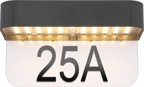 Aplica solara LED iluminat numar de casa IP54 SOLAR