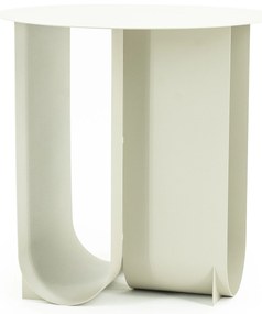 Masuta laterala din metal Otus alba 45x45x45 cm