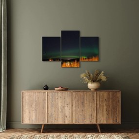 Tablou cu aurora borealis (90x60 cm)