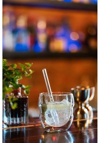 Set de 2 pahare cu pereți dubli Vialli Design Sferico, 250 ml