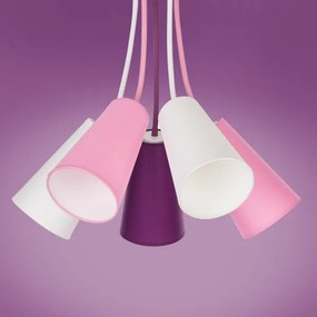 Lustră pentru copii WIRE KIDS 5xE27/15W/230V