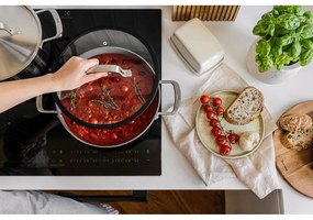 Tigaie cu capac/cu suprafață ceramică ø 28 cm tegame Meda 3.0 – FABINI