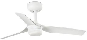 Ventilator LED dimabil FARO 33820WT-1TW MINI PUNT S LED/10W/230V alb d. 90 cm WT + telecomandă
