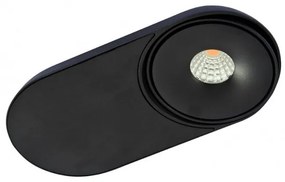 Spot LED modern directionabil aplicat tavan/plafon TORONTO 1 negru