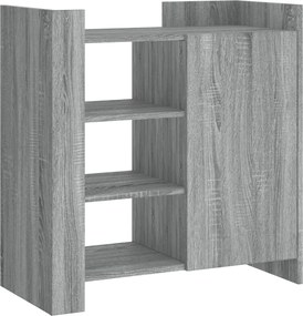 vidaXL Dulap, gri sonoma, 73,5x35x75 cm, lemn prelucrat