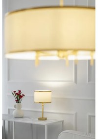 Lampă de masă ABBANO 1xE27/15W/230V alamă/neagră Argon 8049