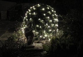 Plasă luminoasă cu LED-uri - 3x3m, 128 LED-uri, alb rece