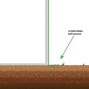 Seră din folie 2,5X4X2M (ramă+folie)