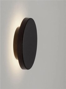 Aplica lumina ambientala pentru fatade IP65 ELLUX negru 10cm