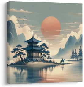Tablou liniștea naturii japoneze