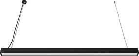 LED Plafonieră/lustră pe cablu LED/44W/230V 4000K 120 cm negru