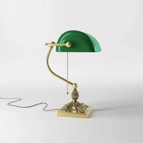 Lampa de birou din alama design clasic Banker