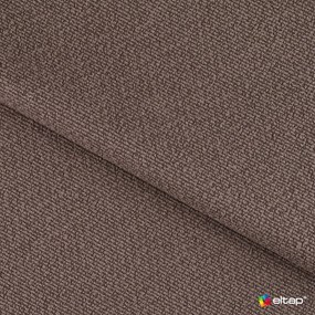 Pat matrimonial maro tapițat cu spațiu de depozitare cu somieră 160x200 cm Carilla – ELTAP