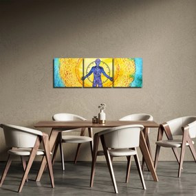 Tablou - Puterea spiritului (cu ceas) (90x30 cm)