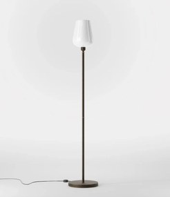 Lampa de podea design italian din alama si sticla Talis