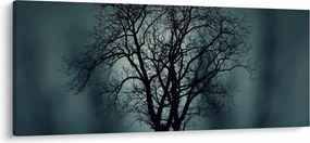 Tablou copaci în eclipsă (120x50 cm)