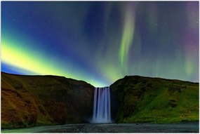Tablou - Aurora Boreală în Islanda (90x60 cm)