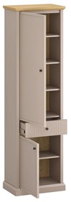 Dulap cu rafturi Indices (taupe + stejar pietros). 1116877