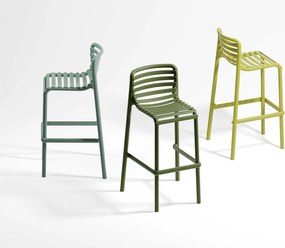 Scaun Bar Exterior Nardi - Doga Stool - Bianco