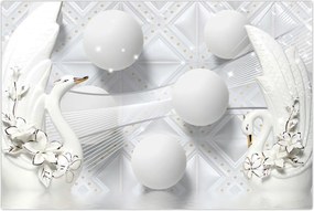 Tablou - Lebăda de aur pe apă (90x60 cm)