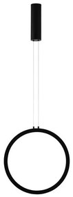 Pendul LED dimabil design modern Change negru 39,5cm