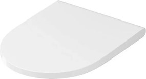Capac WC soft-close alb Cersanit Larga oval