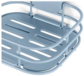 Savonieră albastru-deschis autoadezivă din metal Grena – Compactor