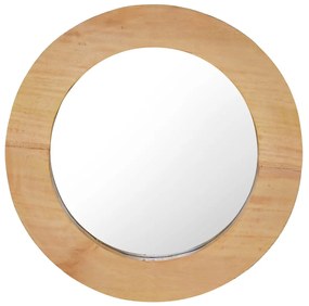 Oglinda de perete, 40 cm, tec, rotund 1,    40 cm