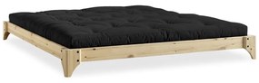Pat matrimonial din lemn masiv de pin cu somieră 180x200 cm Elan – Karup Design
