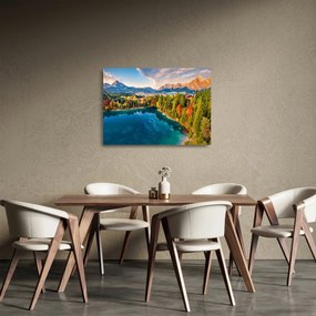 Tablou pe sticlă - Lacul Urisee, Austria (70x50 cm)