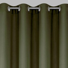 Draperii decorative pentru dormitor verde închis Lungime: 250 cm