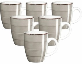 Mäser Set of 6 Bel Tempo mugs 380 ml, taupe