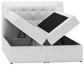 Supermobel Pat tapițat boxspring AVANTI + topper, 120x200, jasmine 100