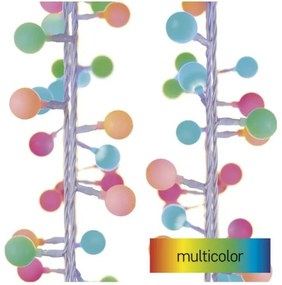 Instalație LED de Crăciun de exterior 40xLED/9m IP44 multicolor