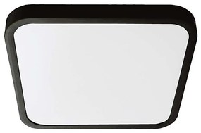 LED plafonieră baie 18W 230V IP44 4000K 25x25 cm negru