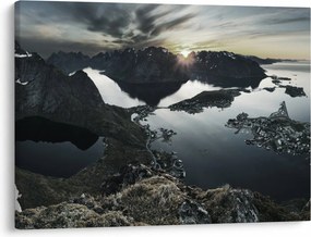 Tablou - Munții norvegieni (70x50 cm)