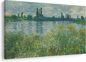 Tablou - Claude Monet, Banks of the Seine, reproducere (90x60 cm)