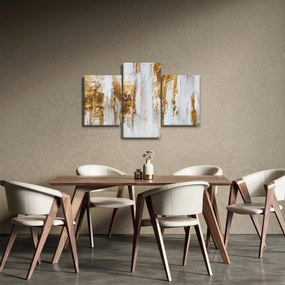 Tablou - Abstract auriu (90x60 cm)